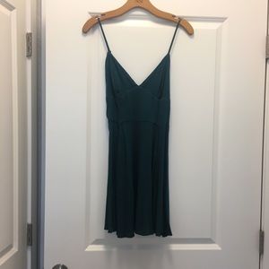 URBAN OUTFITTERS teal strappy dress